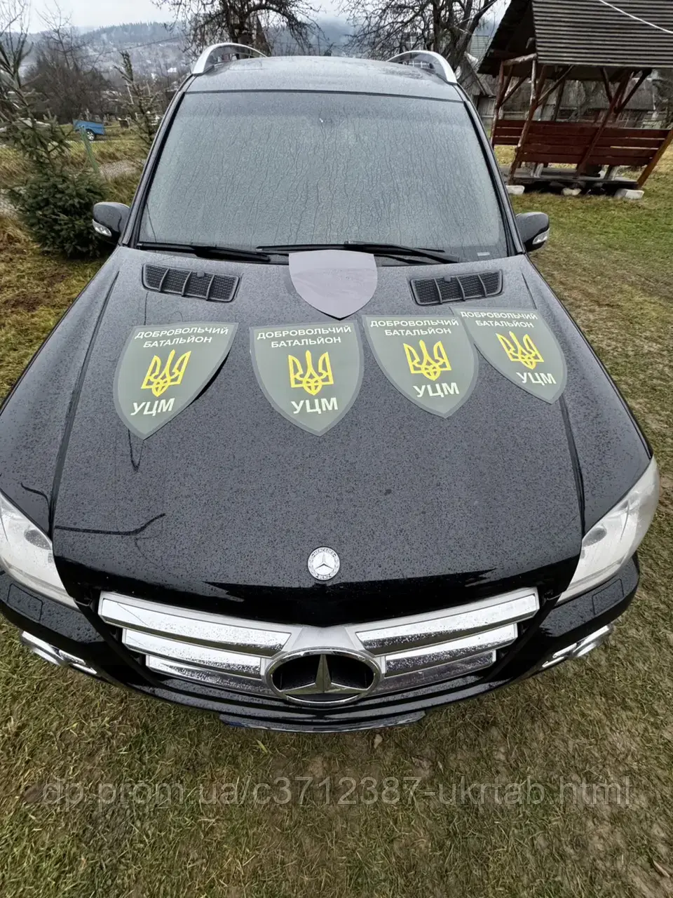 Магнит Добровольный батальон УЦМ 40×30 см | Символ подразделения | Магнит на авто