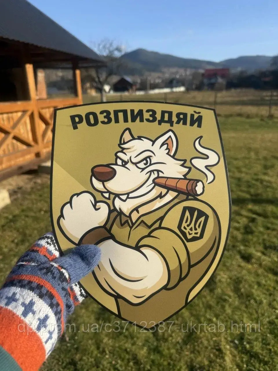 Магнит на авто «РАЗПИСДЕНИЙ» — патриотический юмор 🚀